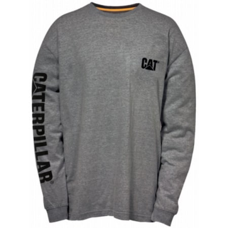 Cat Med Gry L/S Tee